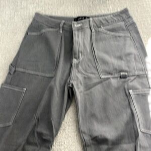 Wide Leg Cargo Jeans